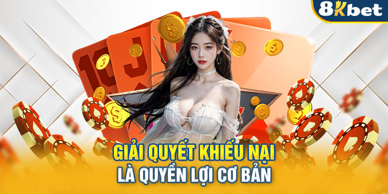 Giải quyết khiếu nại là quyền lợi cơ bản được chúng tôi nêu bật trong điều khoản và điều kiện