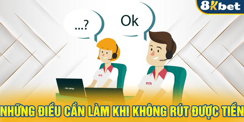 Những điều cần làm khi không rút được tiền